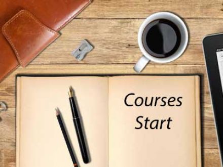 Courses Start - 12 September 2016