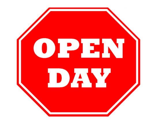 Open Day - 17 July 2018